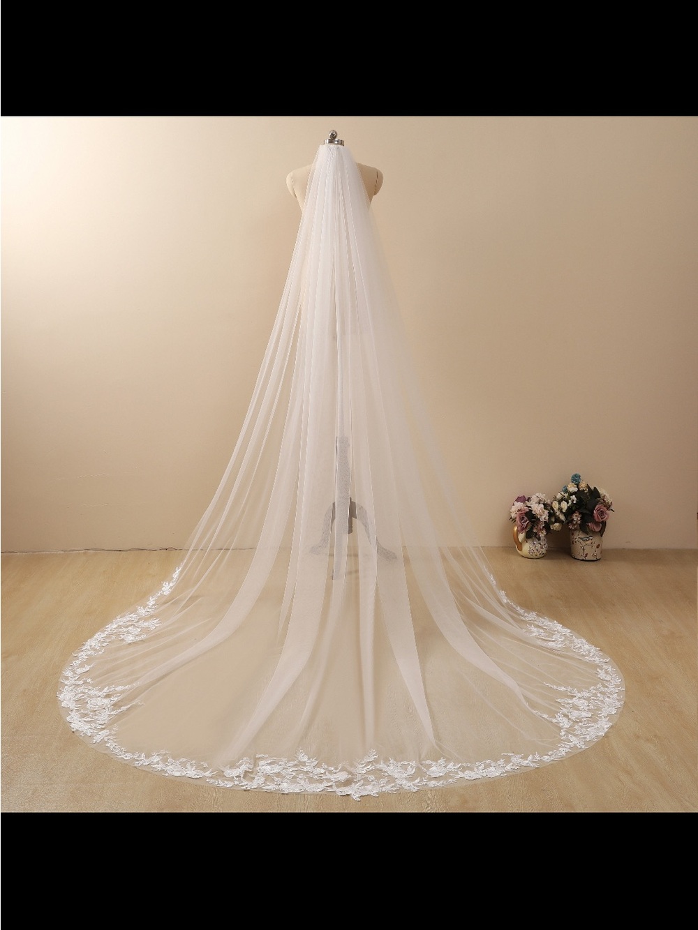 Floral Lace Wedding Veil